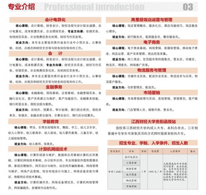 貴州省財政學(xué)校2017年招生簡章