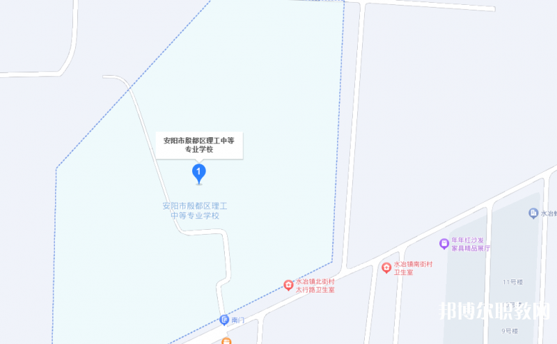 安陽市殷都區(qū)理工中等專業(yè)學(xué)校地址，乘車路線