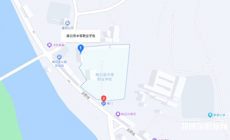 南召縣培英中等職業(yè)學(xué)校地址，乘車路線