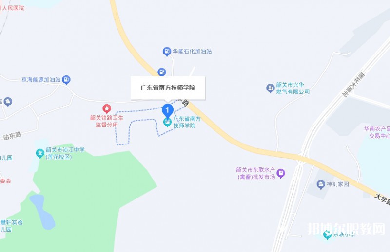 廣東省南方技師學(xué)院地址，乘車路線