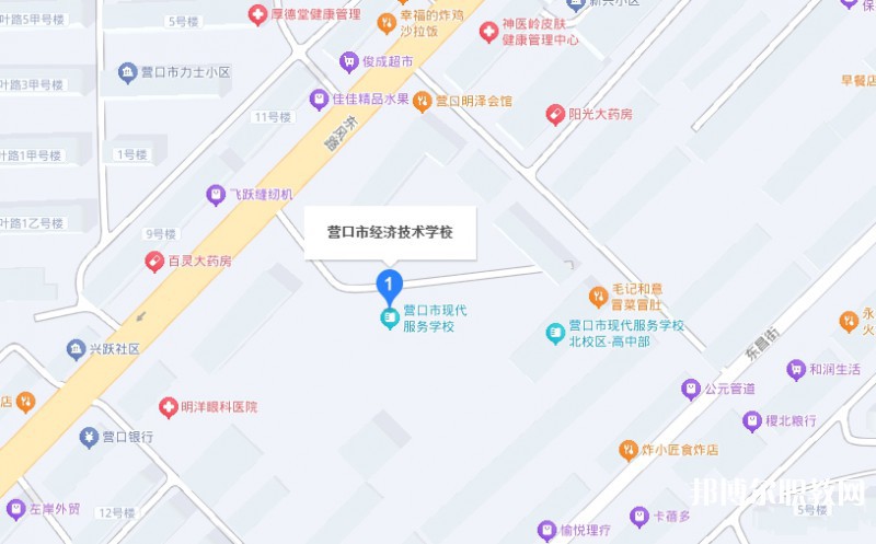 營口市經(jīng)濟技術學校地址，乘車路線