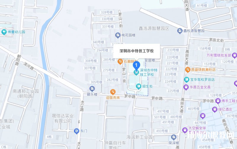 深圳市中特技工學(xué)校地址，乘車路線