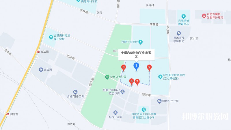 合肥技師學(xué)院地址，乘車路線